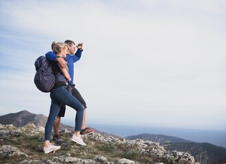 Hiking.