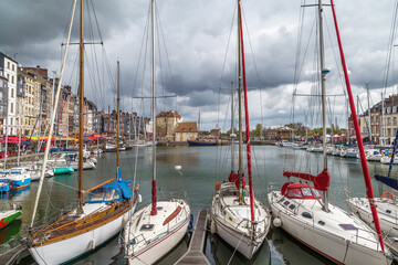 Wall Mural - Old port in Honfleur, France