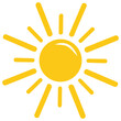 © Vectors Market - Flower like sun with thin and thick rays giving the symbol of mayan sun
