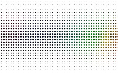 Poster - light multicolor, rainbow vector backdrop with dots.