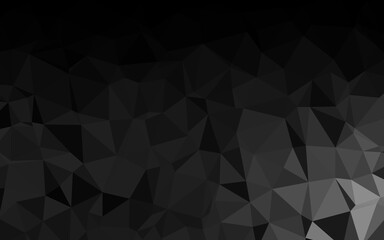  Dark Silver, Gray vector blurry triangle template.