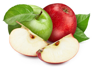 Sticker - Red and green apples