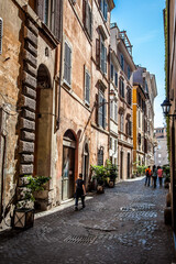 Wall Mural - The Coronari street (Via dei Coronari) is a street in the historic center of Rome