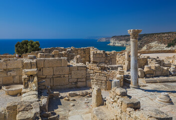 Wall Mural - Ancient Kourion archaeological site in Limassol Cyprus