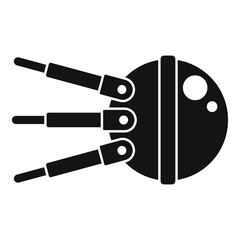 Poster - Radio satellite icon. Simple illustration of radio satellite vector icon for web design isolated on white background