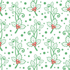 Wall Mural - christmas seamless-06