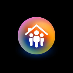 Sticker - Family - App Button