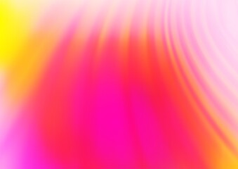 Poster - light pink, yellow vector modern bokeh pattern.