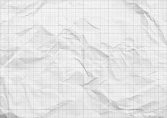 millimeter graph white paper background