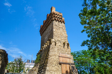 Tower of St. Constantine, Feodosia, Crimea. It's part of medieval Genoese fortress, most important, as it was used as arsenal