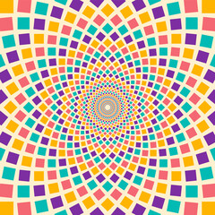 Poster - colorful abstract pattern in oriental style design. vector illustration.