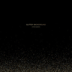 Wall Mural - gold stardust light, glitter background
