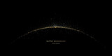 Fototapeta Kosmos - gold stardust light, glitter background