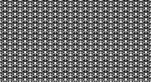 Chain Mail Medieval Seamless Pattern On White Background. Metal Chain Armor Texture. Steel Rings, Silver Chainmail Vector Repetitive Illustration