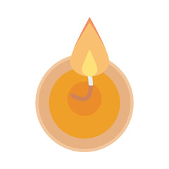 Poster - hindu religion candle airview icon