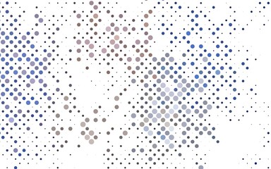 Poster - light black vector background with bubbles.