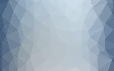 Light BLUE vector polygon abstract background.