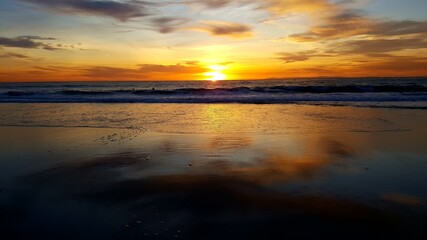  sunset at the beach