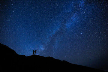 Starry Milky Way, Oahu, Hawaii