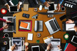 © Nuttapong punna - Business People Analyzing Statistics Financial Concept. People corporate business team concept.