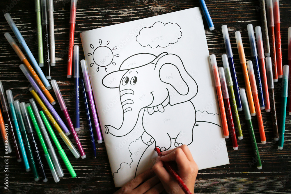 Drawing Learn Color Learning color in English, homemade tutorials. Children learn colors ...