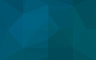 Poster - light blue vector blurry triangle pattern.