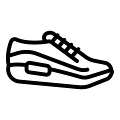 Poster - fitness sneakers icon. outline fitness sneakers vector icon for web design isolated on white backgro