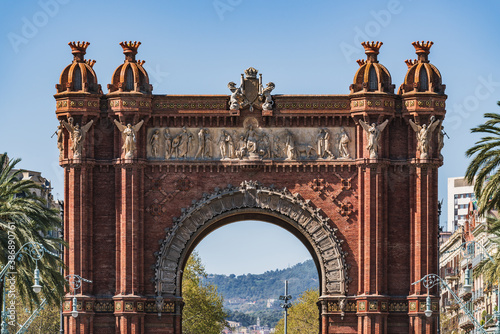 Fotomural The triumphal arch of Barcelona
