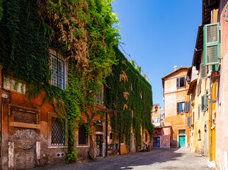 Fototapete - Street scene in Rome, Italy.