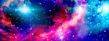 Fototapeta Fototapety kosmos - Bright cosmic background with stars , universe nebula and bright star light