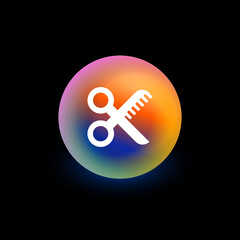 Poster - Barber - App Button