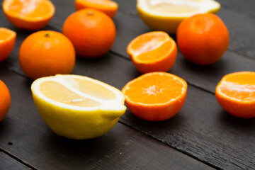 Wall Mural - Citrus fruits