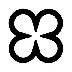 Sticker - Adinkra african symbol of arrogance 