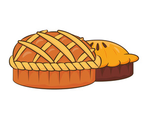 thanksgiving sweet pies delicious icons