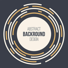 Wall Mural - abstract background of circles, rounded stripes. cover, card, flyer, poster, brochure design. creati