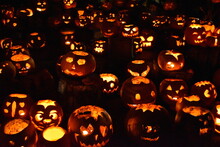 A Jack-o'-lantern Is A Carved Pumpkin Turnip Or Other Root Vegetable Associated With Halloween. The Practice Of Carving Spooky Faces Evolved Into Tradition Its Original Idea To Scare Away Evil Spirits