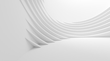 Fototapete - Modern Geometric Wallpaper. White Industrial Texture