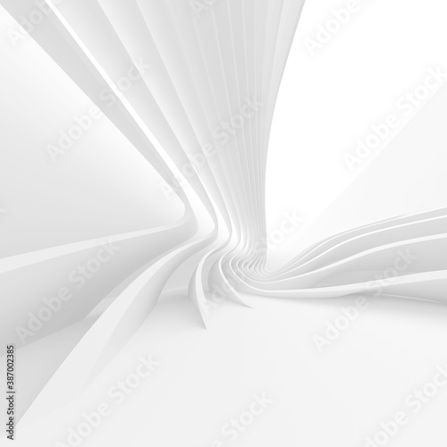 Fotografía Abstract Structure Background. White Industrial Texture