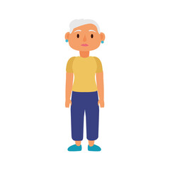 Poster - old woman person avatar character