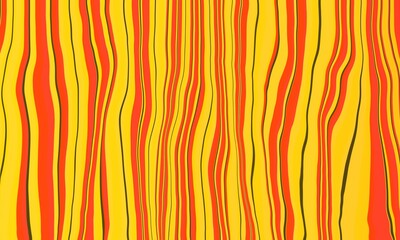 Wall Mural - Red and yellow striped long line pattern elements, graphic design for background textures 