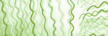 Wavy Lines Watercolour. Leaves Craft Paper 