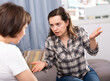 © JackF - Two unhappy woman having conflict at home. High quality photo