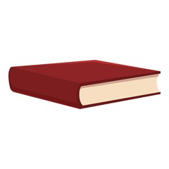 Poster - Cozy home book icon. Cartoon of cozy home book vector icon for web design isolated on white background