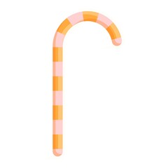Poster - Cozy home candy stick icon. Cartoon of cozy home candy stick vector icon for web design isolated on white background