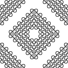 Design seamless decorative lacy pattern