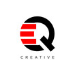 eq luxury logo design vector icon symbol circle