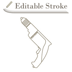 Sticker - Electric Drill Icon