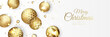 © Anastasiya  - Merry Christmas web banner. Background for invitation or seasons greeting.