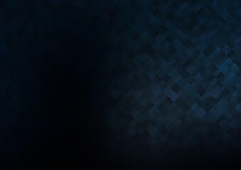 Dark BLUE vector template with crystals, rectangles.