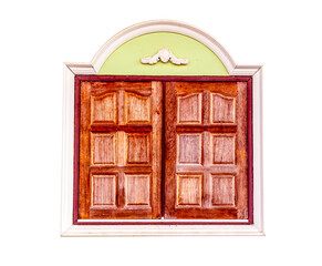 Poster - Wooden window frame